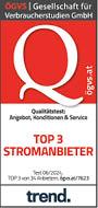 ÖGVS TOP 3 Stromanbieter